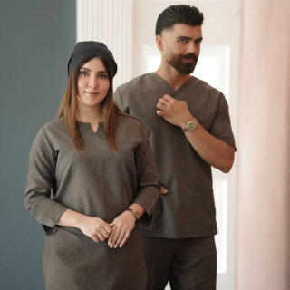 اسکراب شلوار زنانه مدل پرشیا آستین سهربع